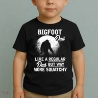 Bigfoot Dad Funny Sasquatch Bigfoot Fathers Day Toddler T-Shirt thumb 2