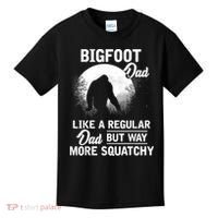 Bigfoot Dad Funny Sasquatch Bigfoot Fathers Day Kids T-Shirt thumb 0