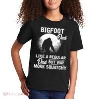 Bigfoot Dad Funny Sasquatch Bigfoot Fathers Day Kids T-Shirt thumb 2