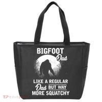 Bigfoot Dad Funny Sasquatch Bigfoot Fathers Day Tote Bag thumb 0