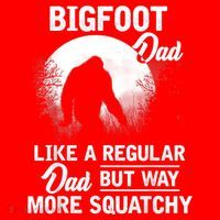 Bigfoot Dad Funny Sasquatch Bigfoot Fathers Day Santa Hat thumb 1