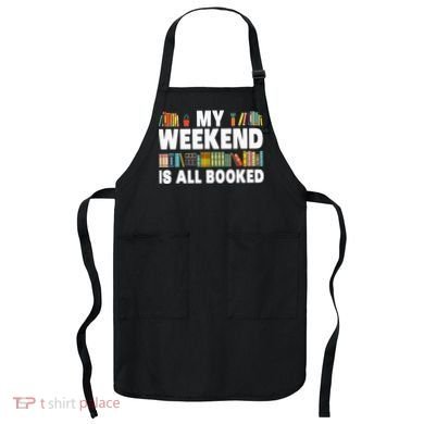 Book Design For Women Book Lover Library Reader Apron