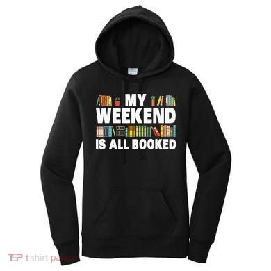 Book Design For Women Book Lover Library Reader Women's Hoodie