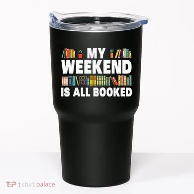 Book Design For Women Book Lover Library Reader Tumbler