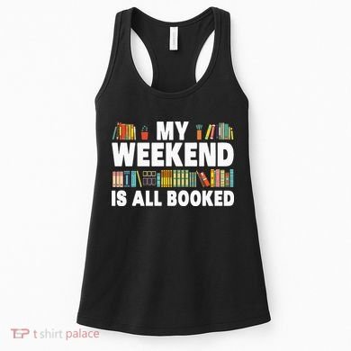 Book Design For Women Book Lover Library Reader Women's Tank Top