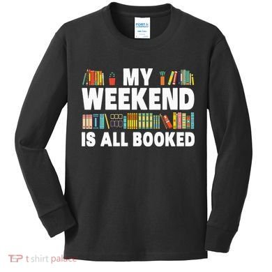 Book Design For Women Book Lover Library Reader Kids Long Sleeve Shirt