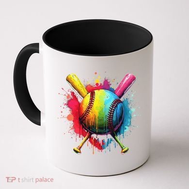 Baseball Drip For Home Plate Ice Color Drip Sport Coffee Mug