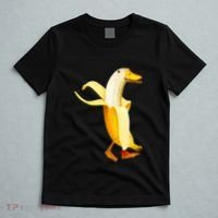 Banana Duck. Funny Anthropomorphic Fruit Animals T-Shirt thumb 5