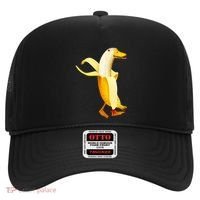 Banana Duck. Funny Anthropomorphic Fruit Animals Hat thumb 0