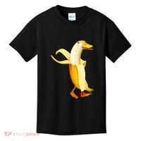 Banana Duck. Funny Anthropomorphic Fruit Animals Kids T-Shirt thumb 0