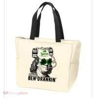 Ben Drankin Funny Green Shamrock Political St Patricks Day Cute Gift Tote Bag thumb 3