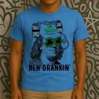 Ben Drankin Funny Green Shamrock Political St Patricks Day Cute Gift T-Shirt thumb 3