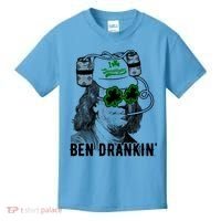 Ben Drankin Funny Green Shamrock Political St Patricks Day Cute Gift Kids T-Shirt thumb 0