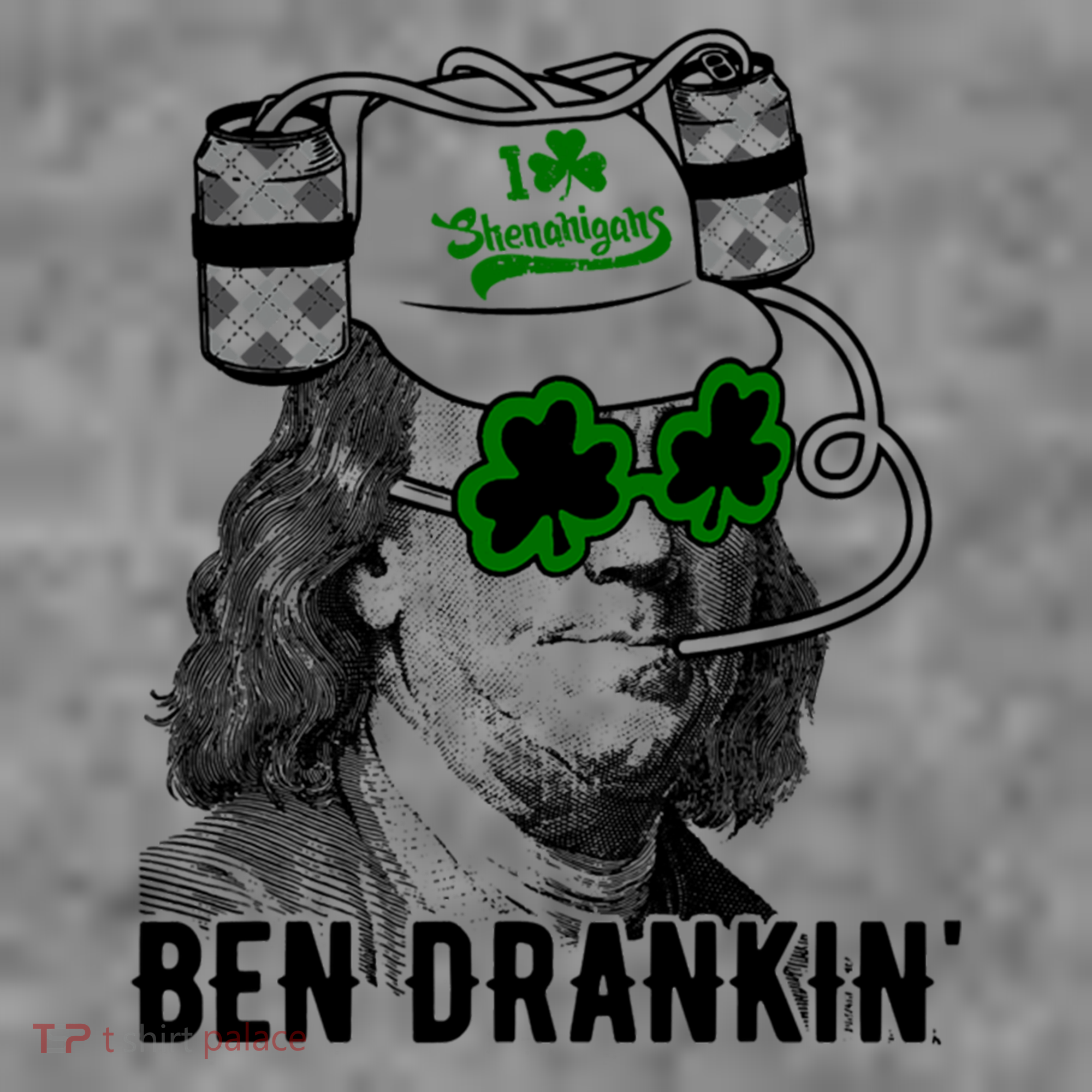 Ben Drankin Funny Green Shamrock Political St Patricks Day Cute Gift Toddler Hoodie
