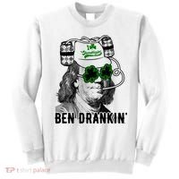 Ben Drankin Funny Green Shamrock Political St Patricks Day Cute Gift Sweatshirt thumb 0