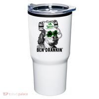 Ben Drankin Funny Green Shamrock Political St Patricks Day Cute Gift Tumbler thumb 0