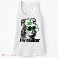 Ben Drankin Funny Green Shamrock Political St Patricks Day Cute Gift Women's Tank Top thumb 0