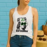 Ben Drankin Funny Green Shamrock Political St Patricks Day Cute Gift Women's Tank Top thumb 2