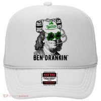 Ben Drankin Funny Green Shamrock Political St Patricks Day Cute Gift Hat thumb 0