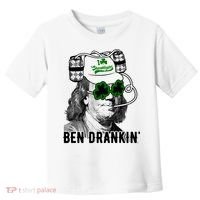 Ben Drankin Funny Green Shamrock Political St Patricks Day Cute Gift Toddler T-Shirt thumb 0
