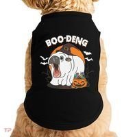 Boo Deng Funny Moo Deng Hallowee Doggie Tank thumb 0