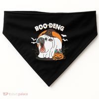 Boo Deng Funny Moo Deng Hallowee USA-Made Doggie Bandana thumb 0