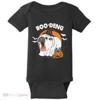 Boo Deng Funny Moo Deng Hallowee Baby Bodysuit thumb 0