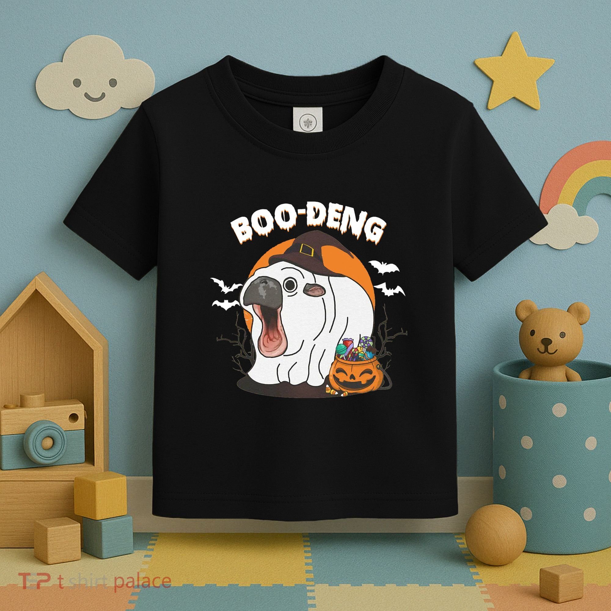 Boo Deng Funny Moo Deng Hallowee Toddler T-Shirt