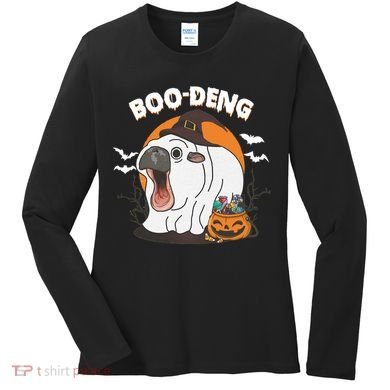 Boo Deng Funny Moo Deng Hallowee Women's Long Sleeve Shirt