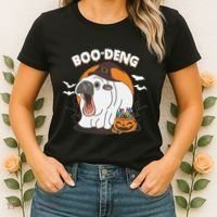 Boo Deng Funny Moo Deng Hallowee Women's T-Shirt thumb 2