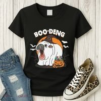 Boo Deng Funny Moo Deng Hallowee Women's T-Shirt thumb 3