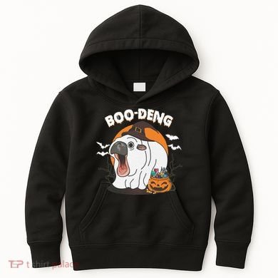 Boo Deng Funny Moo Deng Hallowee Kids Hoodie