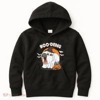 Boo Deng Funny Moo Deng Hallowee Kids Hoodie thumb 0