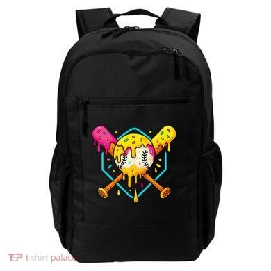 Baseball Drip For Home Plate Ice Cream Drip Sport Backpack