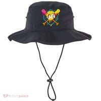 Baseball Drip For Home Plate Ice Cream Drip Sport Bucket Hat thumb 0