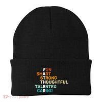 Best Dad From Daughter Funny Fathers Day Birthday From Son Beanie thumb 0