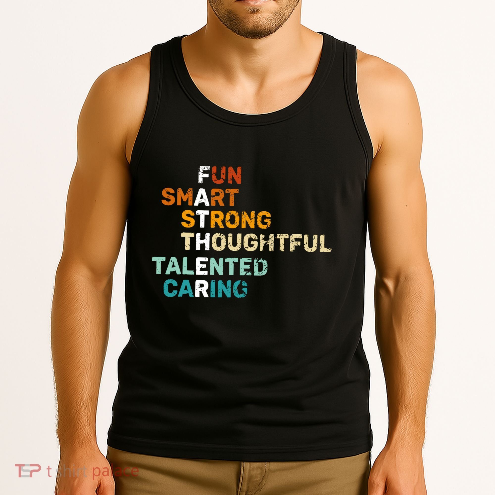 Best Dad From Daughter Funny Fathers Day Birthday From Son Tank Top