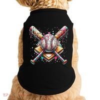 Baseball Drip For Ice Cream With Sprinkles Drip Doggie Tank thumb 0