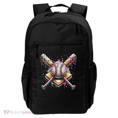 Baseball Drip For Ice Cream With Sprinkles Drip Backpack
