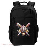 Baseball Drip For Ice Cream With Sprinkles Drip Backpack thumb 0