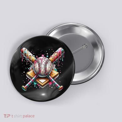 Baseball Drip For Ice Cream With Sprinkles Drip Button
