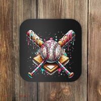 Baseball Drip For Ice Cream With Sprinkles Drip Coaster thumb 0