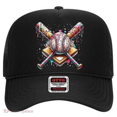 Baseball Drip For Ice Cream With Sprinkles Drip Hat
