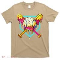 Baseball Drip For Home Plate Ice Cream Drip Sport T-Shirt thumb 0