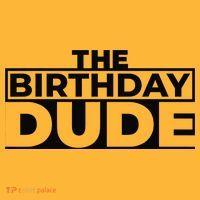 Birthday Dude Graphic Novelty Pom Pom 12in Knit Beanie thumb 2
