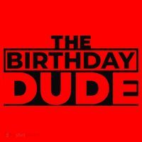 Birthday Dude Graphic Novelty Santa Hat thumb 1