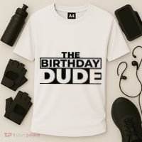Birthday Dude Graphic Novelty Cooling Performance Crew T-Shirt thumb 3