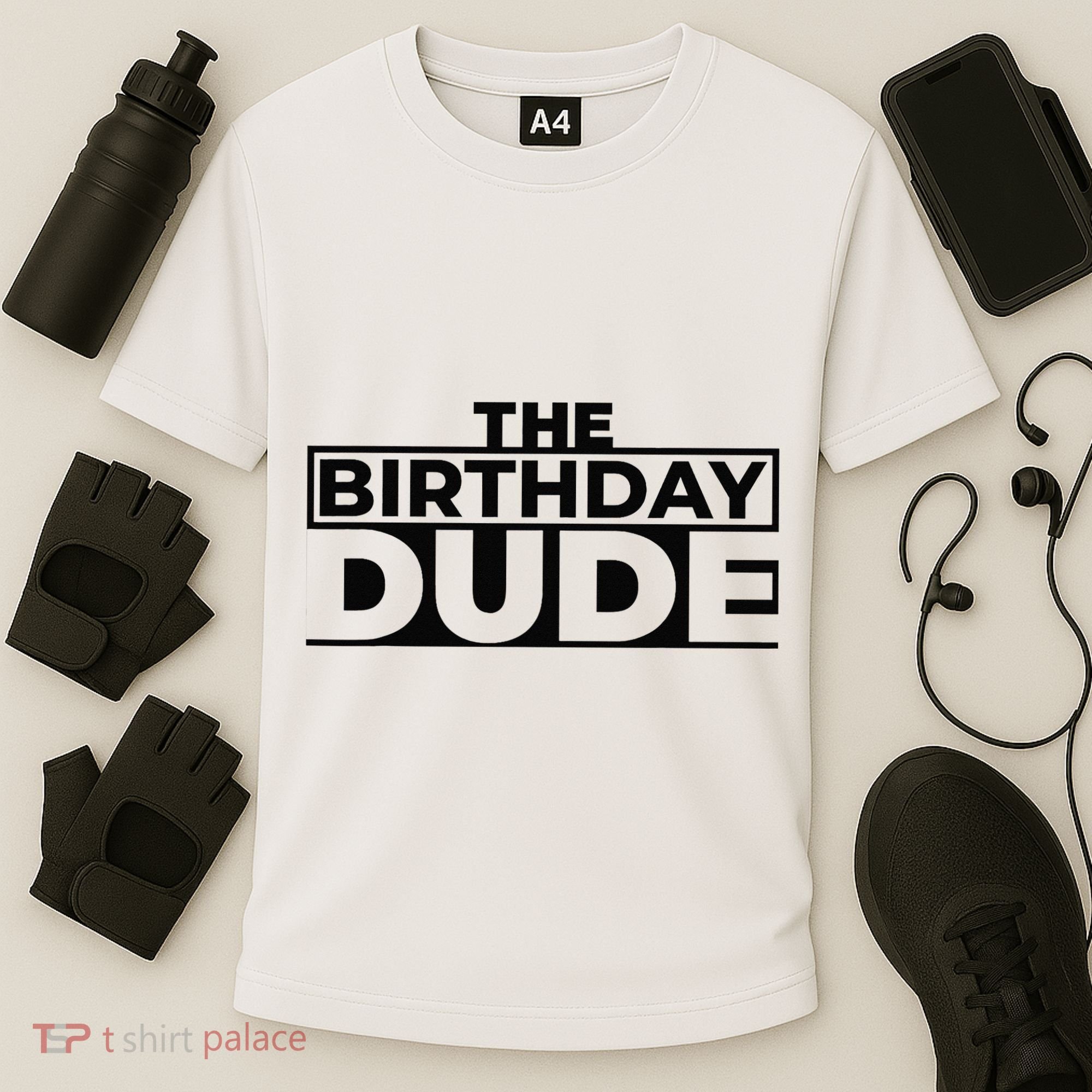Birthday Dude Graphic Novelty Cooling Performance Crew T-Shirt