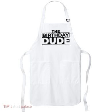 Birthday Dude Graphic Novelty Apron