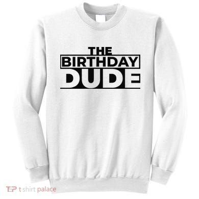 Birthday Dude Graphic Novelty Sweatshirt